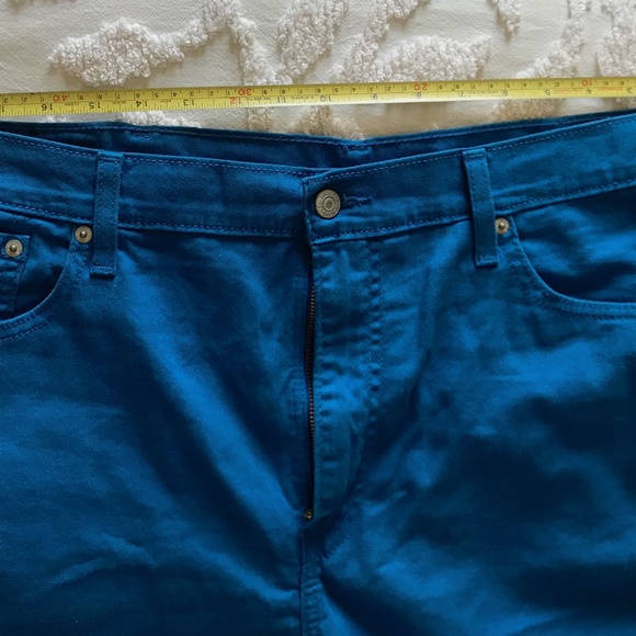 Blue Levis 508 regular taper shorts size 38 - Picture 7 of 11